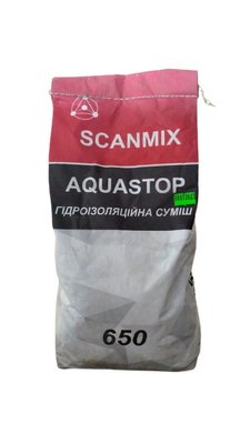 Суміш для гідроізоляції Scanmix Aquastop (5кг) SN00371 фото