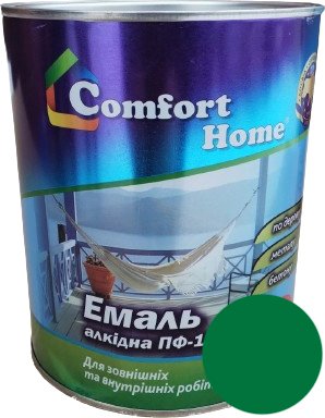 Емаль Comfort Home (2,8кг) смарагдова SN022ch58 фото