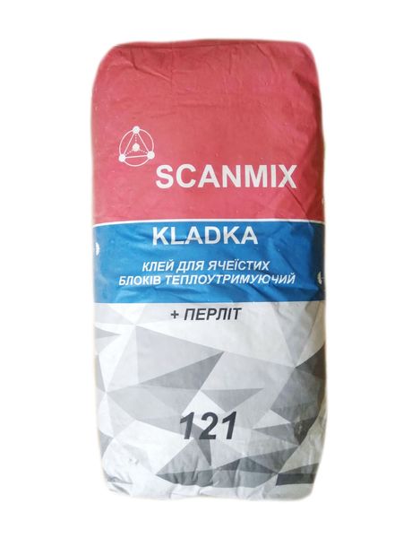 Клей для блоков Scanmix Kladka 121 (25кг) 538408249 фото