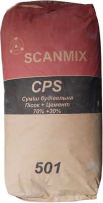 Цементно-песчаная смесь Scanmix CPS (25кг) 761468953 фото