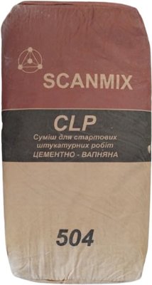 Цементно-вапняна суміш Scanmix CLP 504 (25кг) 373122038 фото