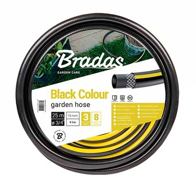 Шланг для поливу Bradas Black Colour 3/4″ (25м) 28168 фото