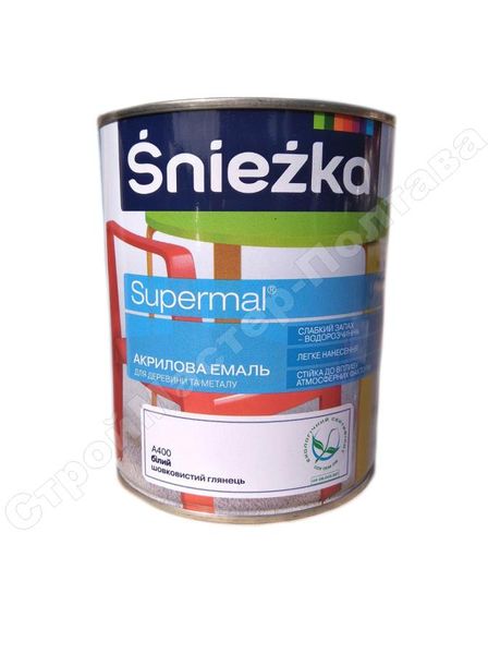 Эмаль Supermal (0.8л) Sniezka SN02415 фото