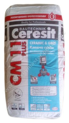 Клей для плитки Ceresit CM-11 Plus (25кг) 683735156 фото