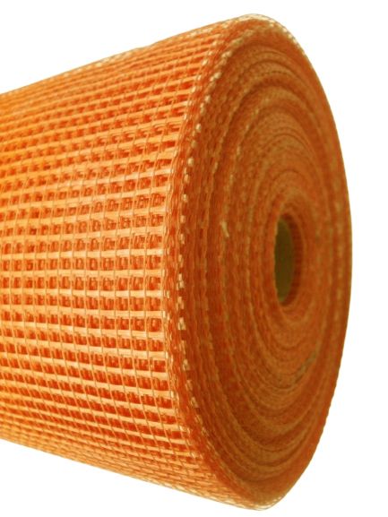 Сетка армирующая 5х5мм Fiberglass 145г/м² (50м²) оранжевая SN01512 фото