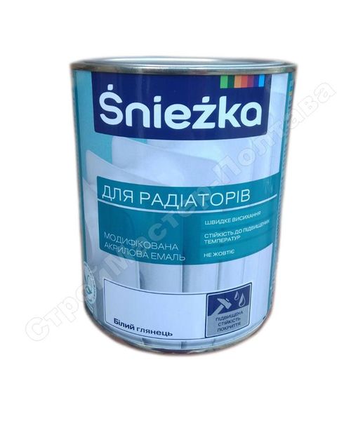 Емаль для радіаторів (0.75л) Sniezka SN00604 фото