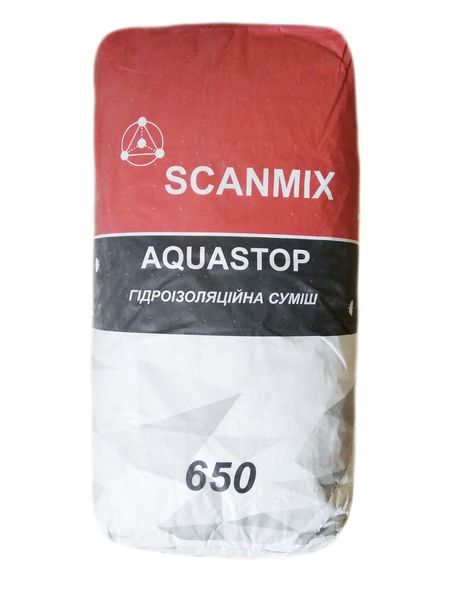 Суміш для гідроізоляції Scanmix Aquastop (25кг) 313531732 фото