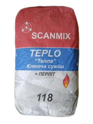Клей для плитки Scanmix Standart Teplo (20кг) 251683522 фото